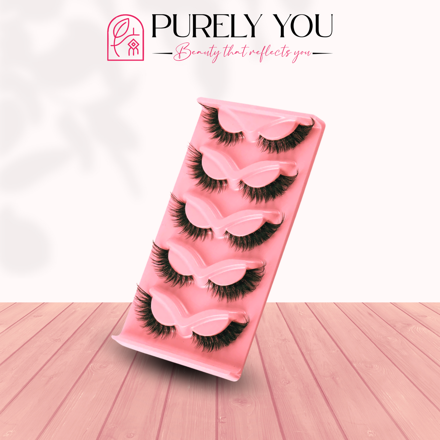 LashMuse™ 5-Pair Cat Eye Faux Mink Lashes