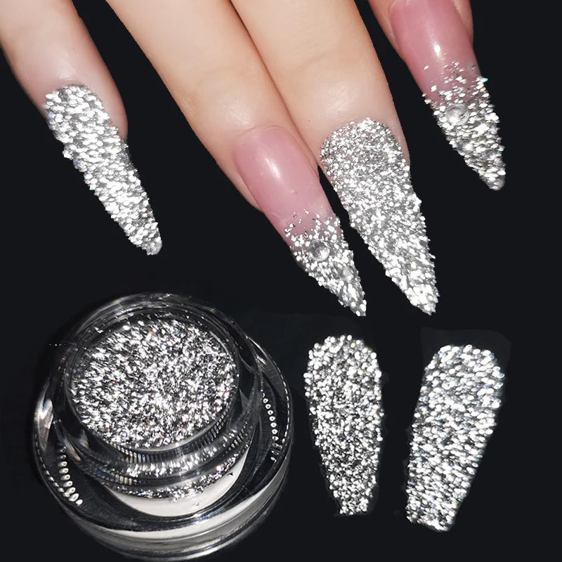 CrystalDust™ Reflective Chrome Nail Powder