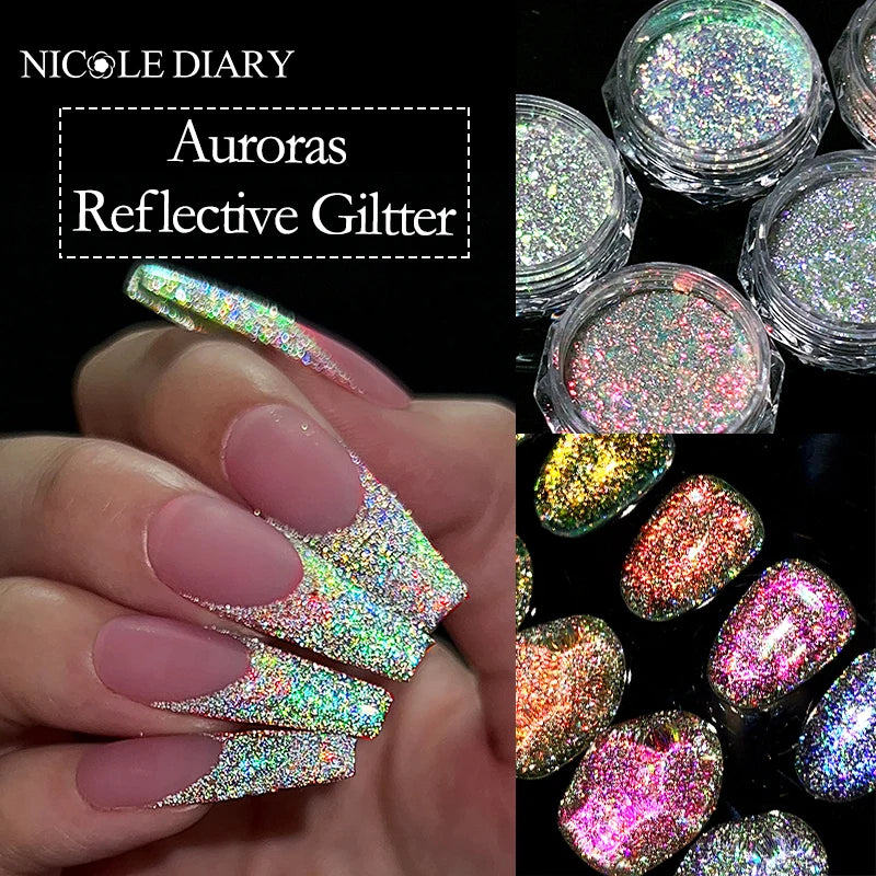 CrystalDust™ Reflective Chrome Nail Powder