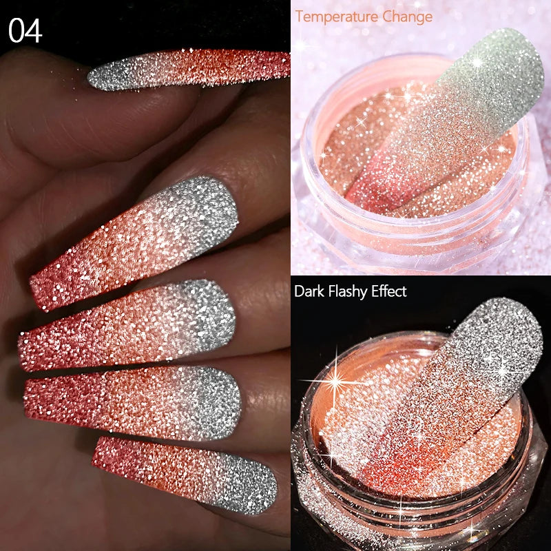 CrystalDust™ Reflective Chrome Nail Powder
