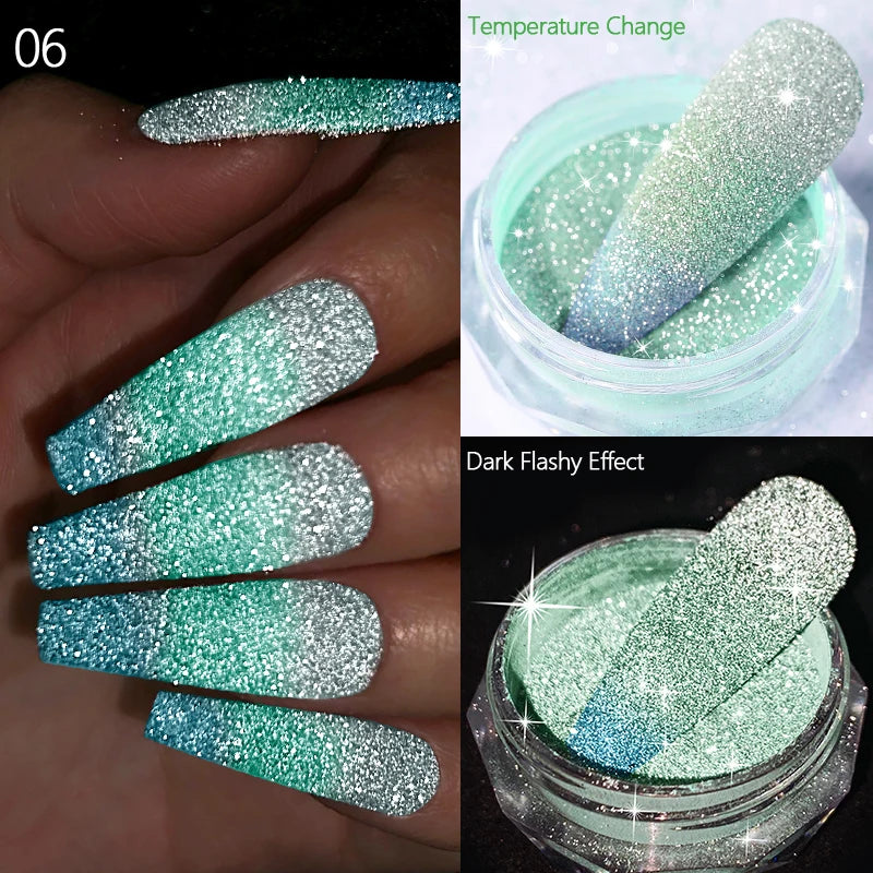 CrystalDust™ Reflective Chrome Nail Powder