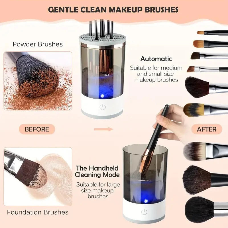 SpinFresh™ Electric Makeup Brush Cleaner