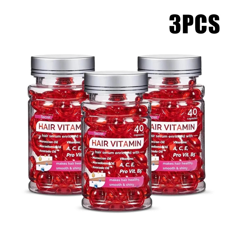 GlowCaps™ Moroccan Argan Hair Repair Capsules