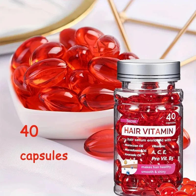 GlowCaps™ Moroccan Argan Hair Repair Capsules