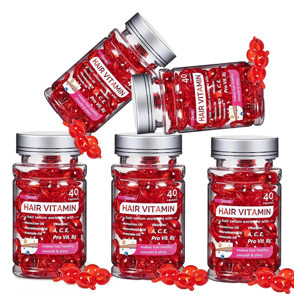 GlowCaps™ Moroccan Argan Hair Repair Capsules