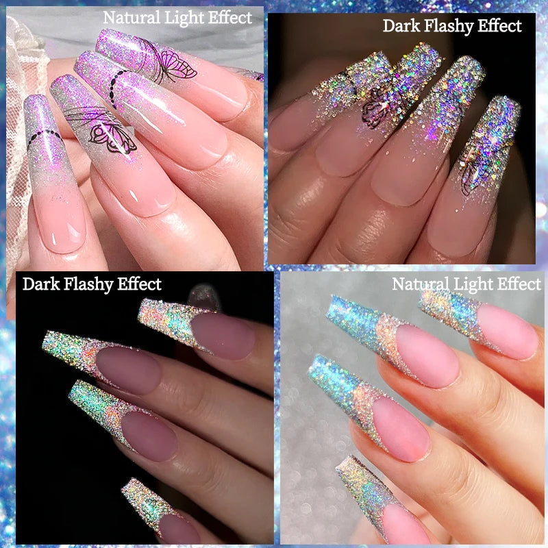 CrystalDust™ Reflective Chrome Nail Powder