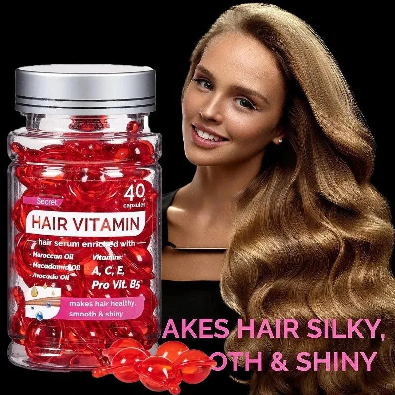 GlowCaps™ Moroccan Argan Hair Repair Capsules