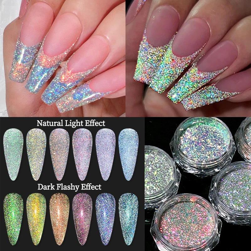 CrystalDust™ Reflective Chrome Nail Powder