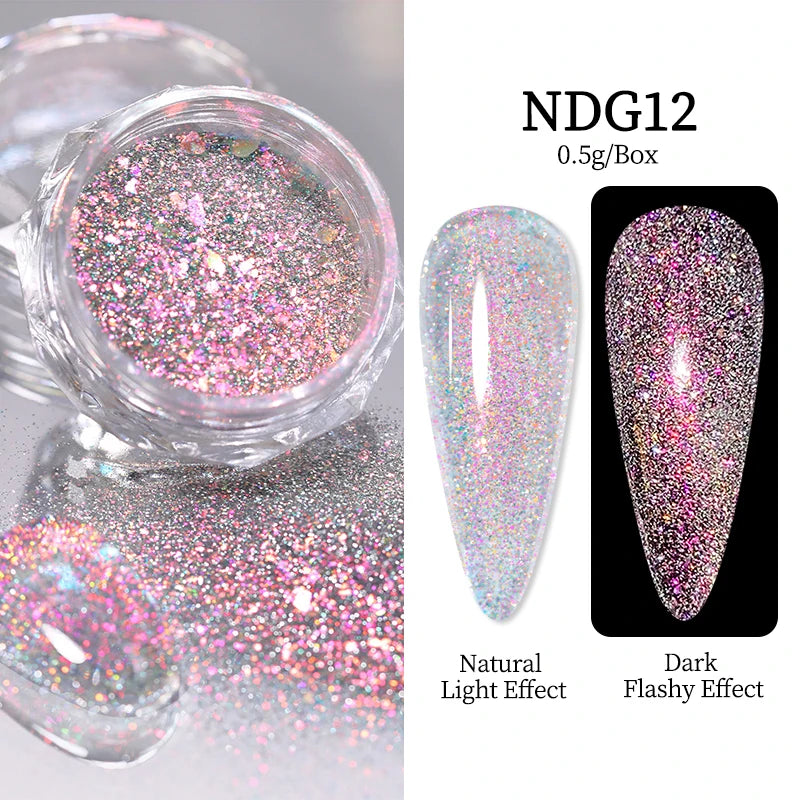 CrystalDust™ Reflective Chrome Nail Powder