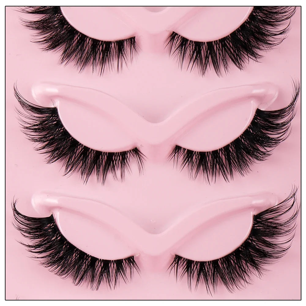 LashMuse™ 5-Pair Cat Eye Faux Mink Lashes