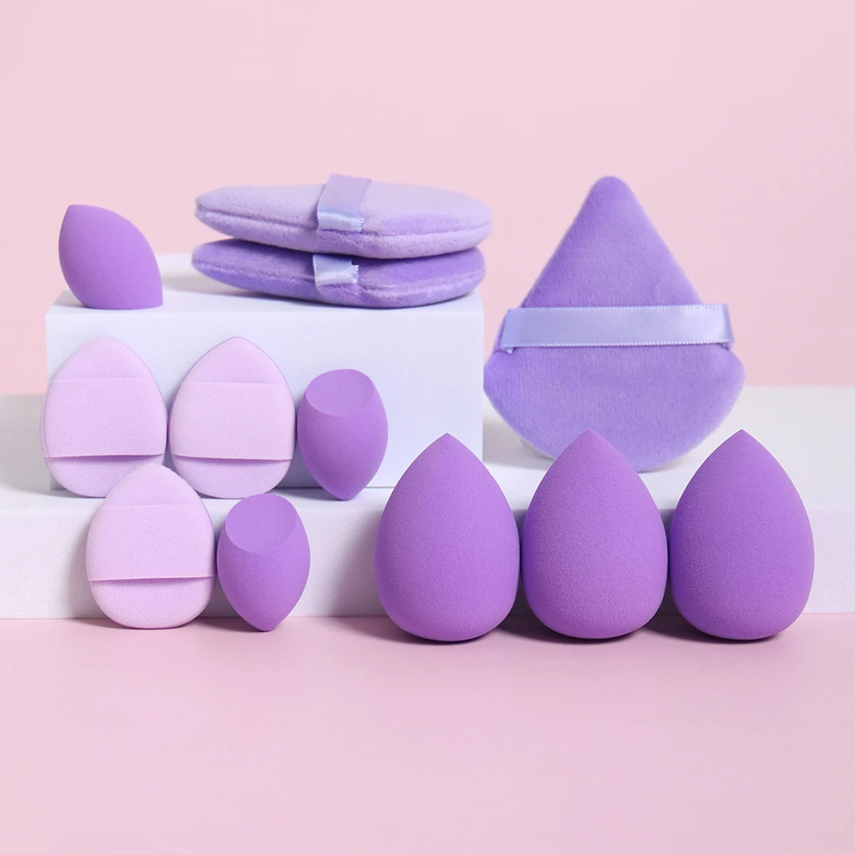 BlendBare™ 12-Piece Makeup Sponge & Puff Set