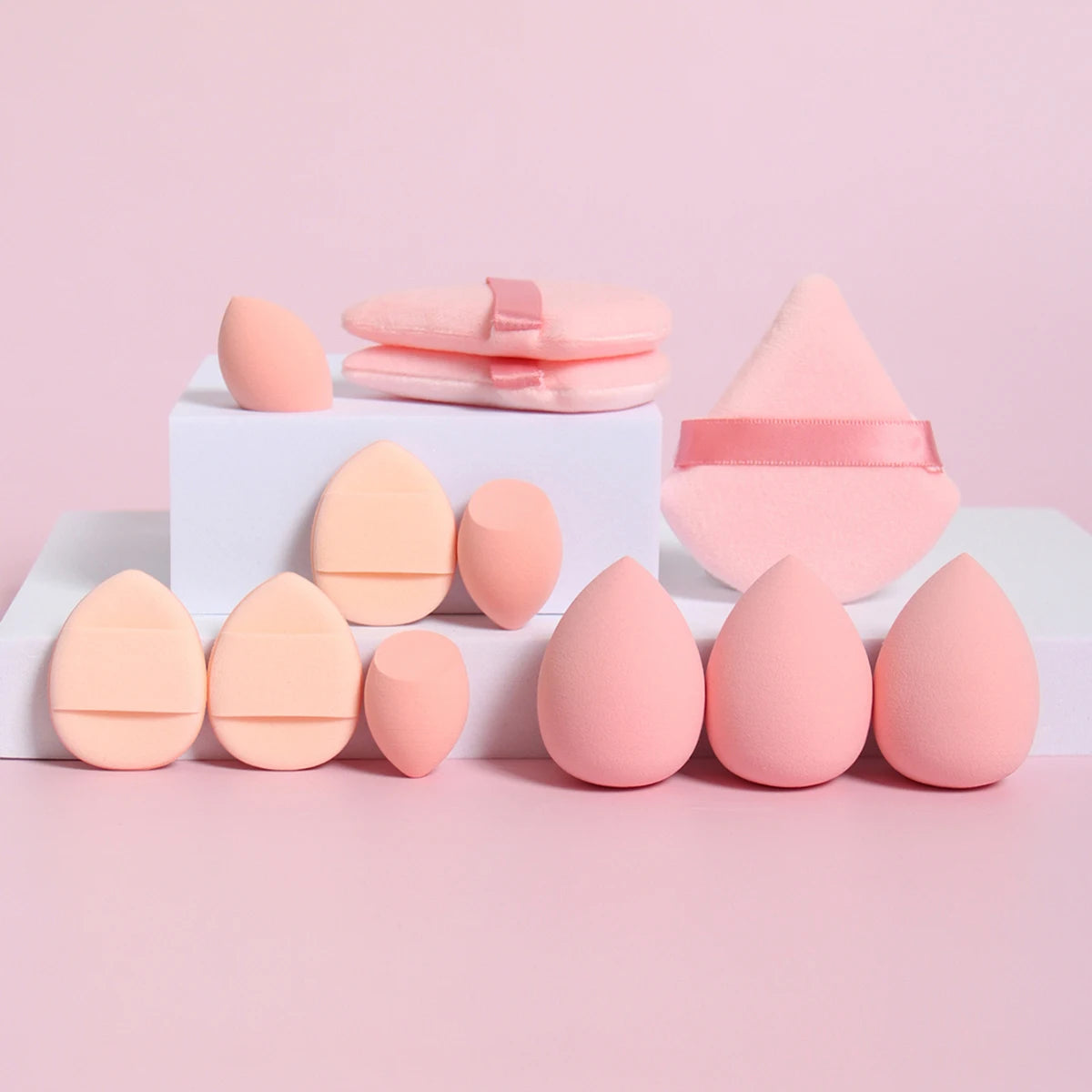 BlendBare™ 12-Piece Makeup Sponge & Puff Set
