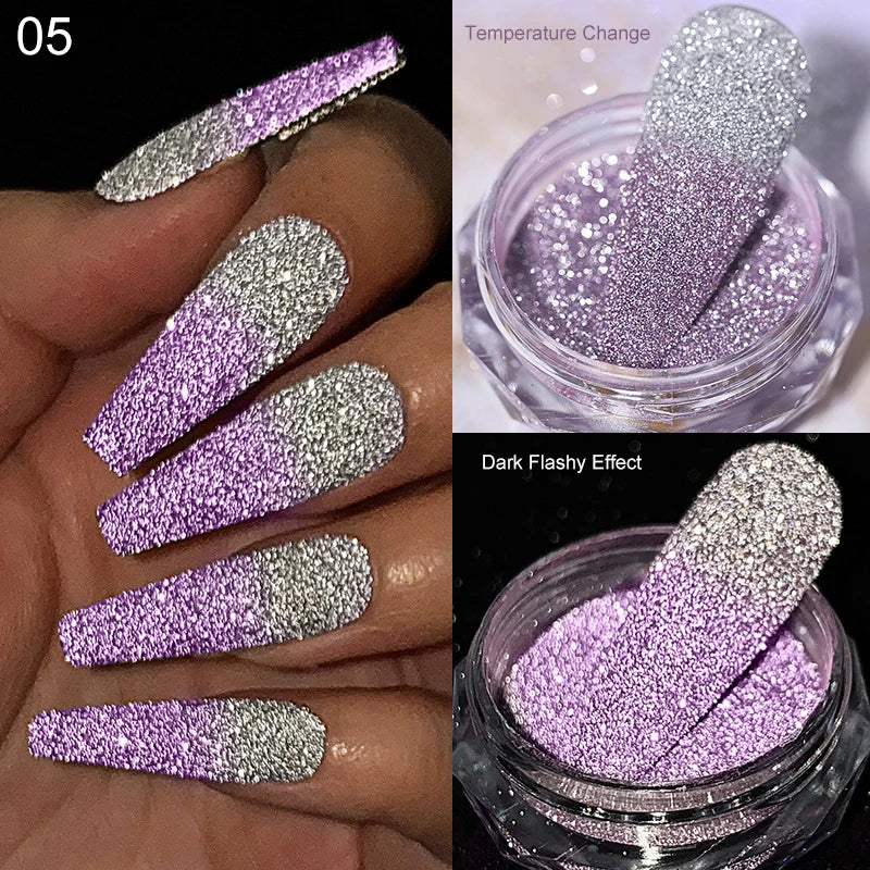 CrystalDust™ Reflective Chrome Nail Powder