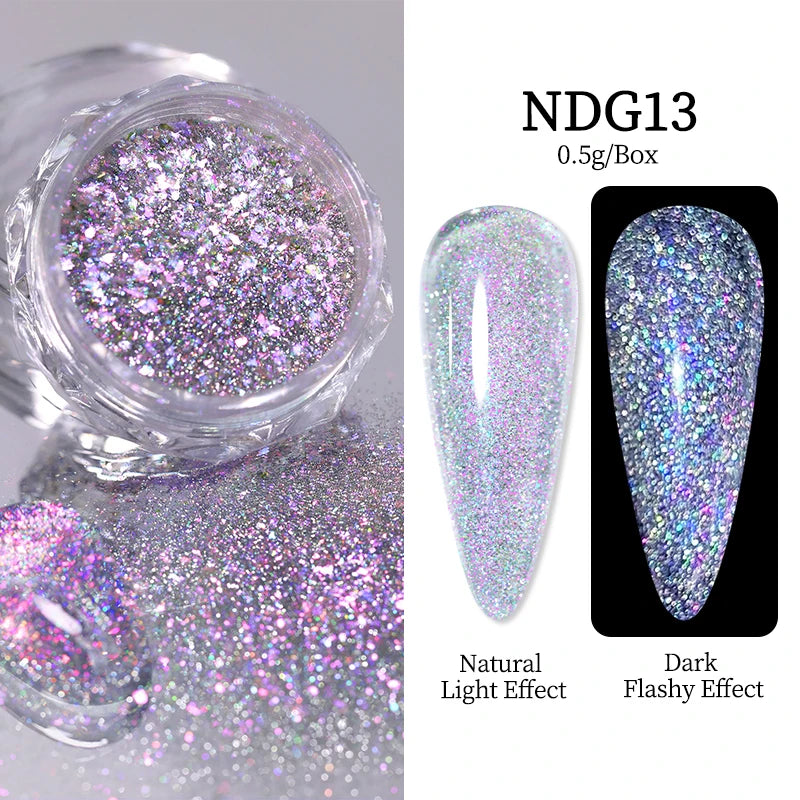 CrystalDust™ Reflective Chrome Nail Powder
