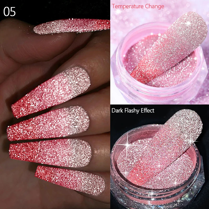 CrystalDust™ Reflective Chrome Nail Powder
