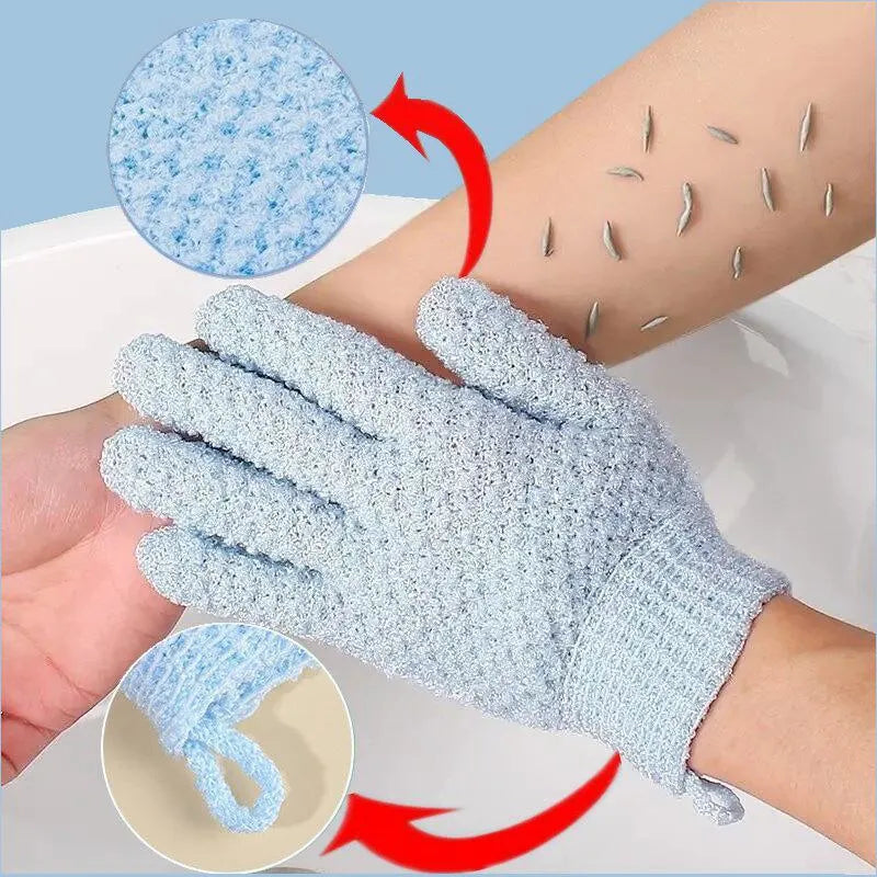 ExfoGlove™ 5-Finger Deep Body Scrub Mitt