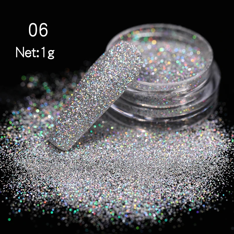 CrystalDust™ Reflective Chrome Nail Powder