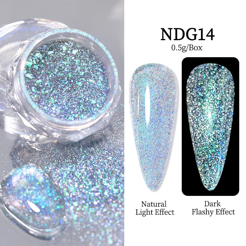 CrystalDust™ Reflective Chrome Nail Powder