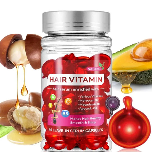 GlowCaps™ Moroccan Argan Hair Repair Capsules