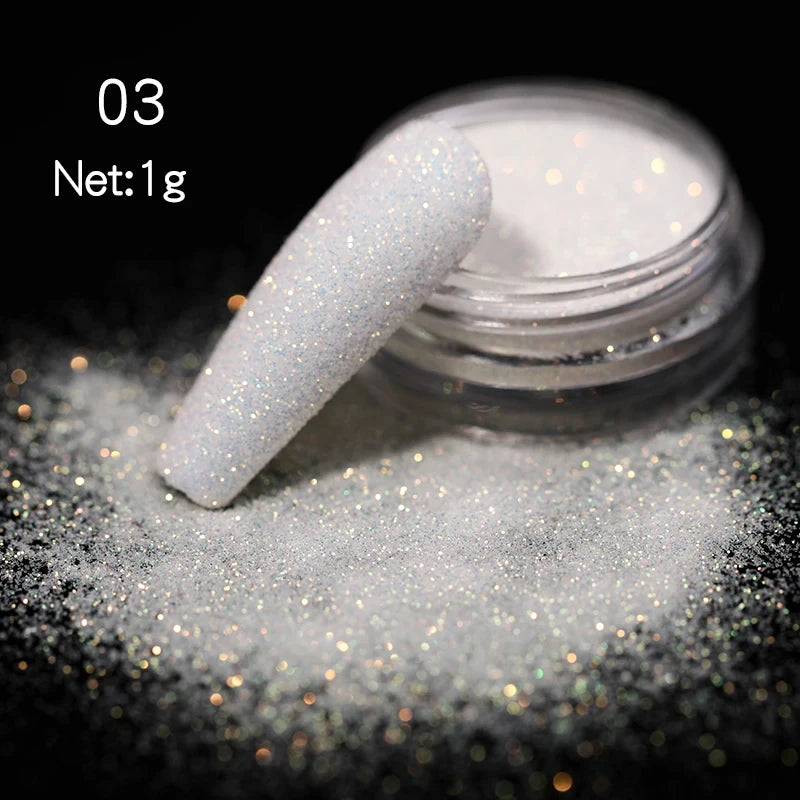 CrystalDust™ Reflective Chrome Nail Powder