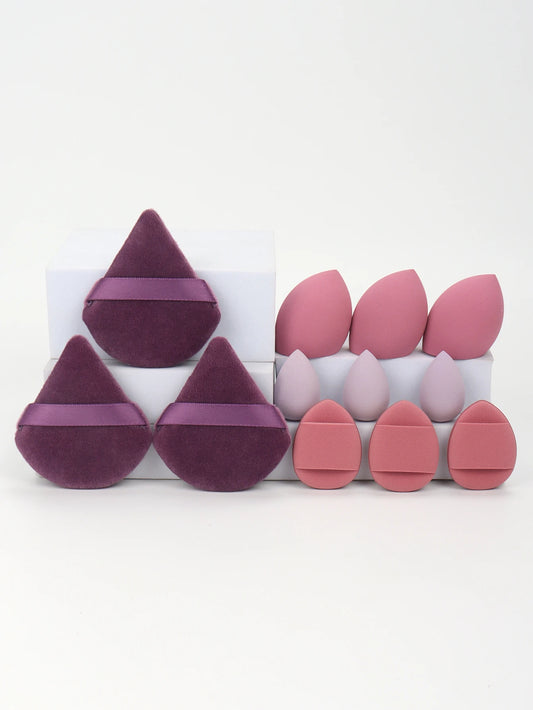 BlendBare™ 12-Piece Makeup Sponge & Puff Set