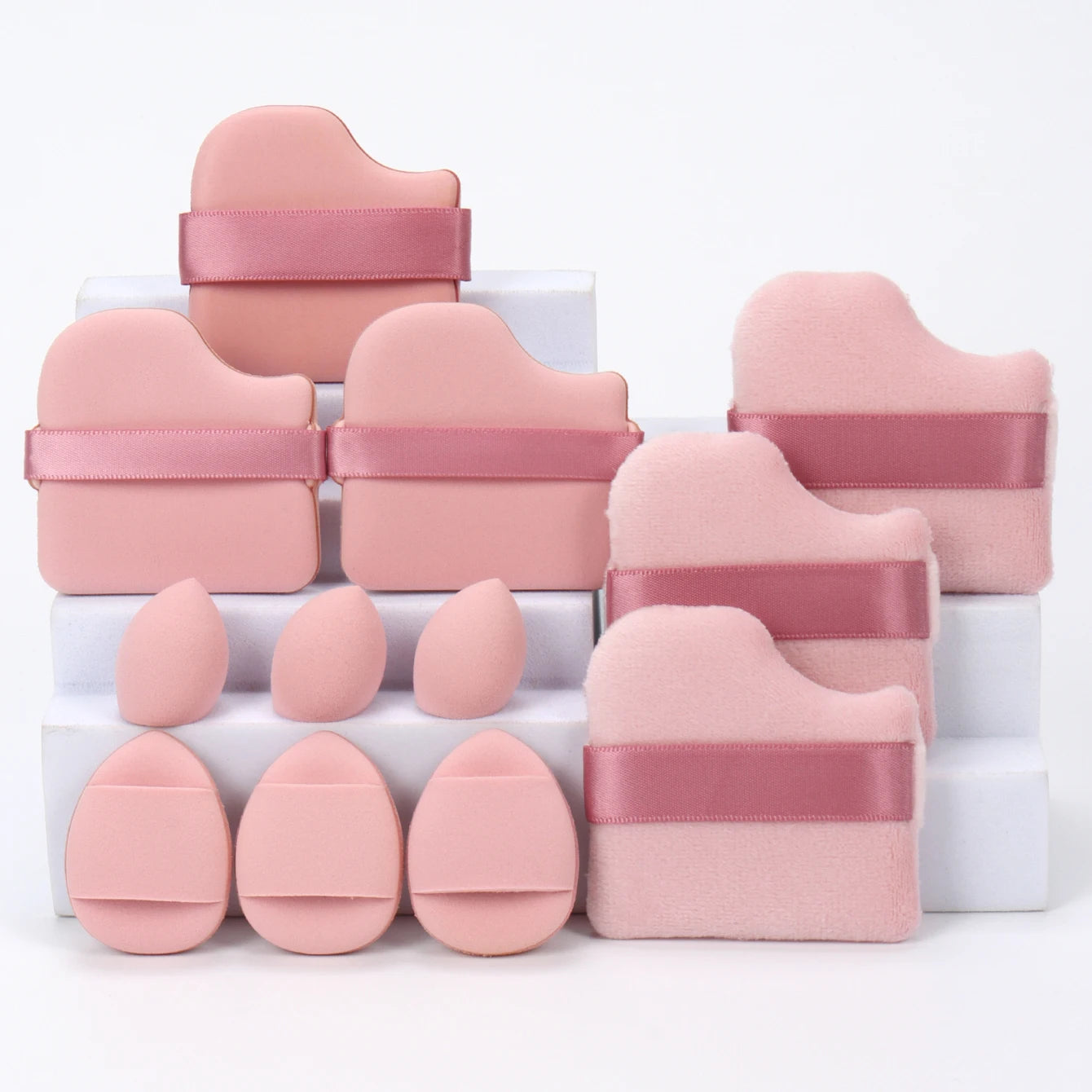 BlendBare™ 12-Piece Makeup Sponge & Puff Set