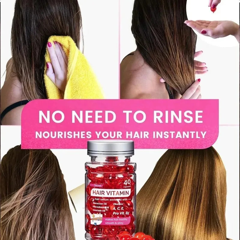 GlowCaps™ Moroccan Argan Hair Repair Capsules